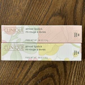 2 NIB Clinique Black Honey Almost Lipstick